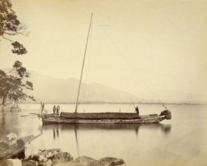 Boat on Lake Biwa