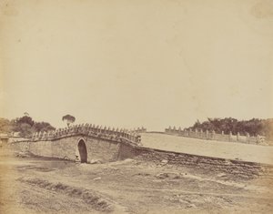 Bridge of Palichian Near Pekin, the Scene of the Fight with Imperial Chinese Troops, September 21, 1860 by Felice Beato