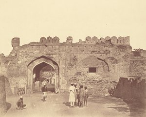 Cashmere Gate. Front View by Felice Beato