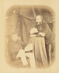 Colonel Harness, CB, and Colonel Yule by Felice Beato
