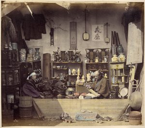 Curio Shop by Felice Beato