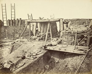 Interior of the Angle of North Fort immediately after its capture