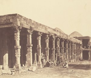 Interior of the Hindu Temple in Kootub