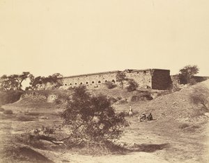 Metcalfe Stables Picquet by Felice Beato
