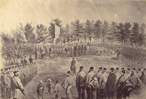 Photographic Copy of a Drawing of an Execution by Charles Wirgman