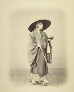 Priest with Walking Stick by Felice Beato