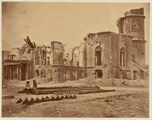 The Residency From the Front, Showing the Room in Which Sir Henry Lawrence Was Killed