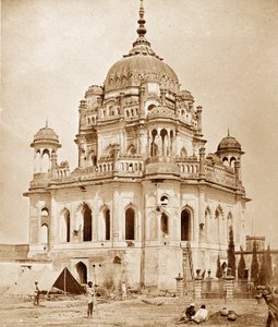 The Tower of the wife of Sadaat Ally in the Kaiser Bagh Palace, Lucknow