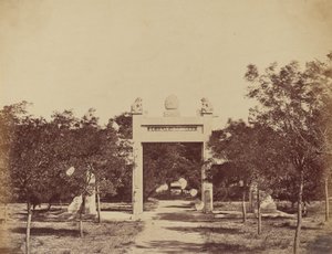 Tomb Near Palichian, the Scene of the Commencement of the Attack on September 21, 1860