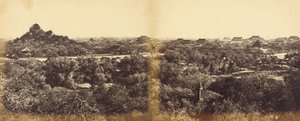 View of the Imperial Winter Palace, Pekin, Showing the Artificial Hill, October 29, 1860 by Felice Beato