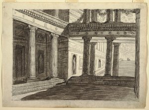 Atrium and Staircase in Classical Style
