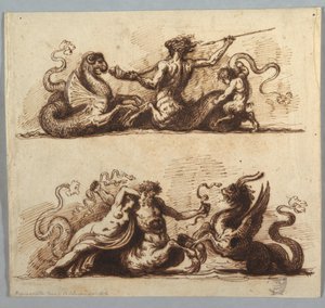 Bythos and Aphros by Felice Giani