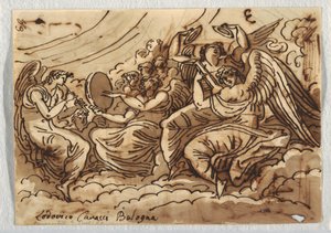 Concert of Angels by Felice Giani
