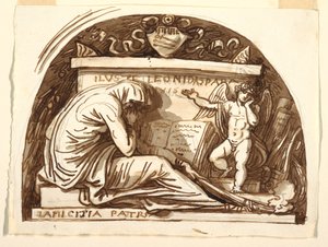 Sepulchral Monument for Leonida Spada, 1815 by Felice Giani