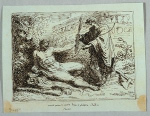 Hercules Adds Bow and Arrow to Philoctetes by Felice Giani