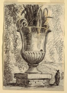 Monumental Vase in a Park