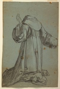 Sheet with Sketch of a Monk