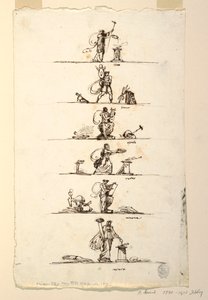 Six Antique Gods and Goddesses