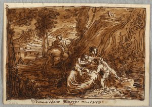 The Flight into Egypt, After Domenichino by Felice Giani