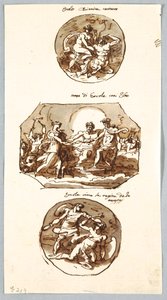 Three Deeds of Hercules by Felice Giani