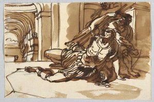 Two Studies of Sybils by Felice Giani