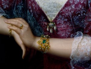 Portrait of Anna Opulich (detail)