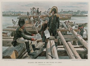 Building the Bridge at the Island of Lobau