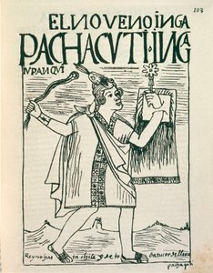 Portrait of Great Inca Emperor Pachacutec