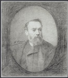 Self Portrait by Felix Auguste Clement