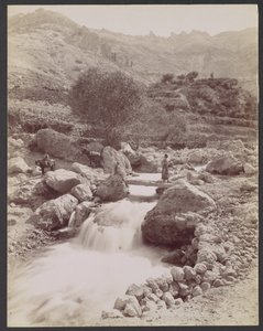 Course of the Kadisha, Mount Lebanon by Félix Bonfils