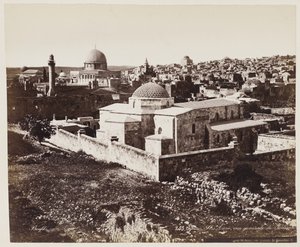 Church of St. Anne, General View of Jerusalem #255 by Félix Bonfils