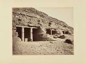 Grotto of Beni-Hassan, Egypt by Félix Bonfils