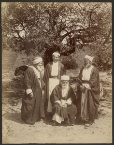 Group of Druze Sheikhs: Mt. Carmel by Félix Bonfils