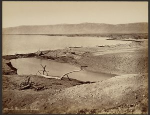 The Dead Sea, Palestine by Félix Bonfils