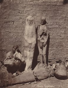 Egyptian Mummies by Félix Bonfils