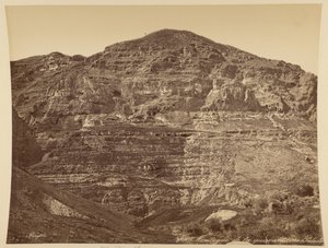 Mount Quarantine, Palestine by Félix Bonfils