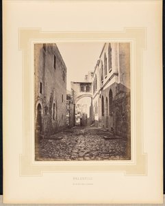 Palestine: Arch of the Ecce Homo in Jerusalem by Félix Bonfils