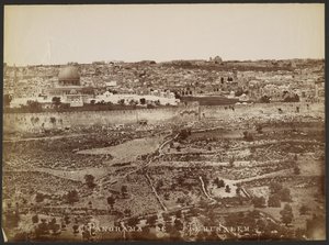 Panorama of Jerusalem by Félix Bonfils