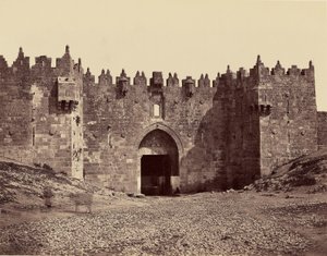 Damascus Gate - Jerusalem by Félix Bonfils