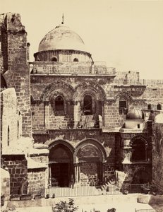 Holy Sepulchre - Jerusalem by Félix Bonfils