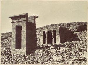 Temple of Andour by Félix Bonfils