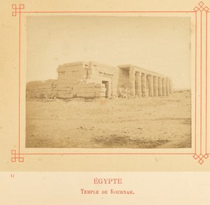 Temple of Kurnah by Félix Bonfils