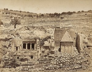 Tomb of St. Jerome, Palestine by Félix Bonfils