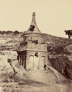 Tomb of Absalom - Jerusalem by Félix Bonfils