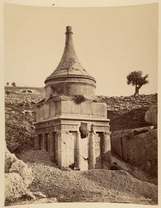 Tomb of Absalom, Palestine by Félix Bonfils