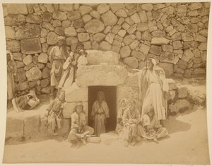 Tomb of Lazarus at Bethany by Félix Bonfils