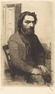 Alphonse Legros by Felix Bracquemond