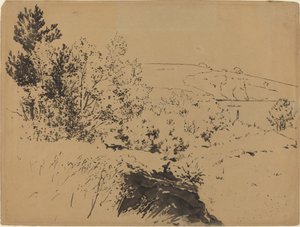 Coastal Landscape by Felix Bracquemond