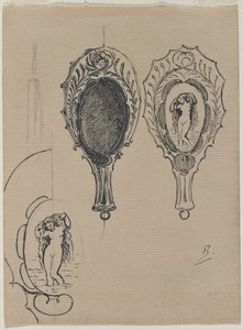 Design for a Hand Mirror by Felix Bracquemond