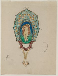 Design for a Hand Mirror by Felix Bracquemond